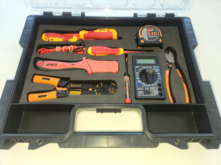 Foam packaging insert protecting equipment